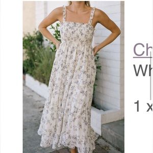 Morning Lavender Christina Smocked Maxi Dress
